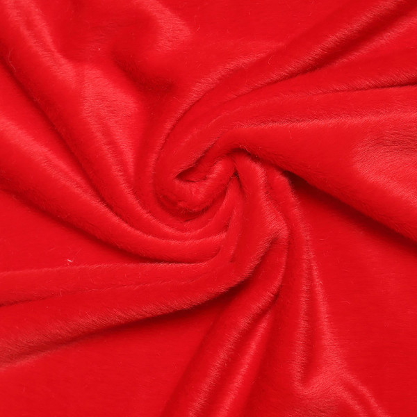 Экомех пальтовый, цвет - Красный