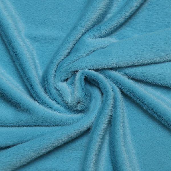 Экомех пальтовый, цвет - Бирюзовый