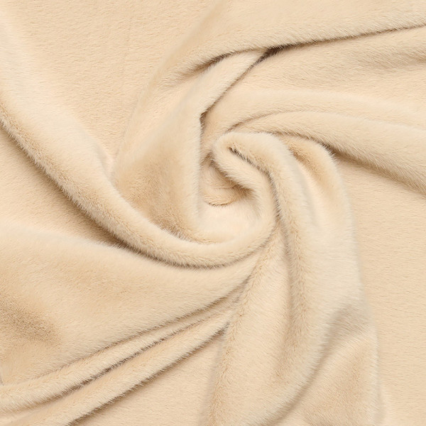 Экомех пальтовый, цвет - Бежевый