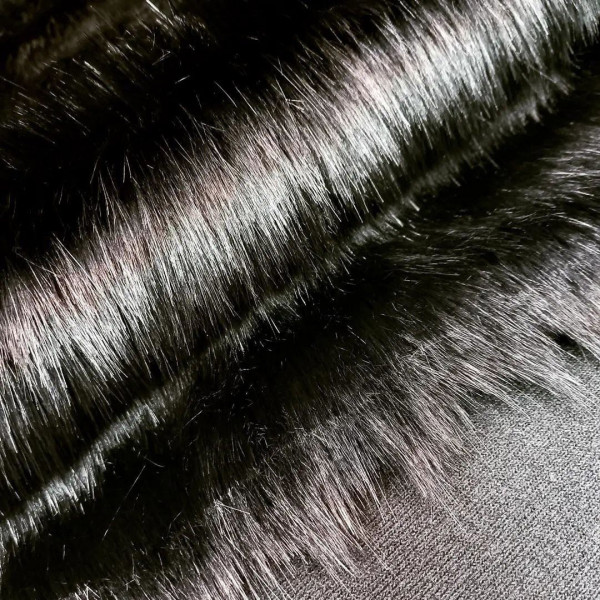 Экомех пальтовый, цвет - Чёрный