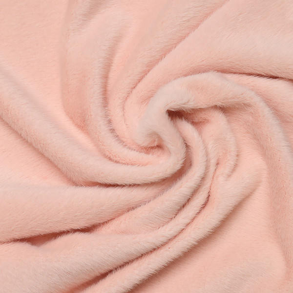 Экомех пальтовый, цвет - Светло-розовый