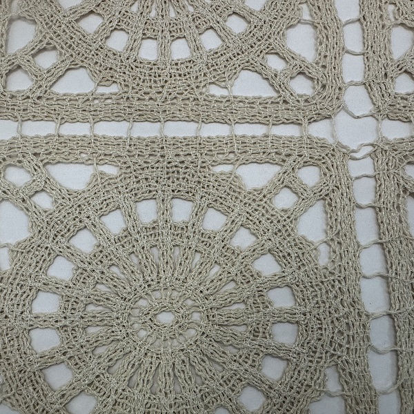 Кружево плательное, цвет - Молочный