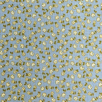 Ситец плательный, цвет - Голубой