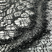 Кружево плательное, цвет - Чёрный