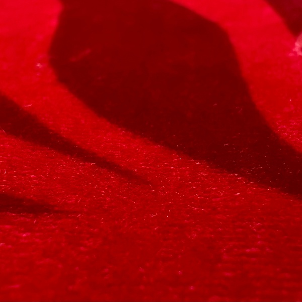 Полиэстер костюмный, цвет - Красный