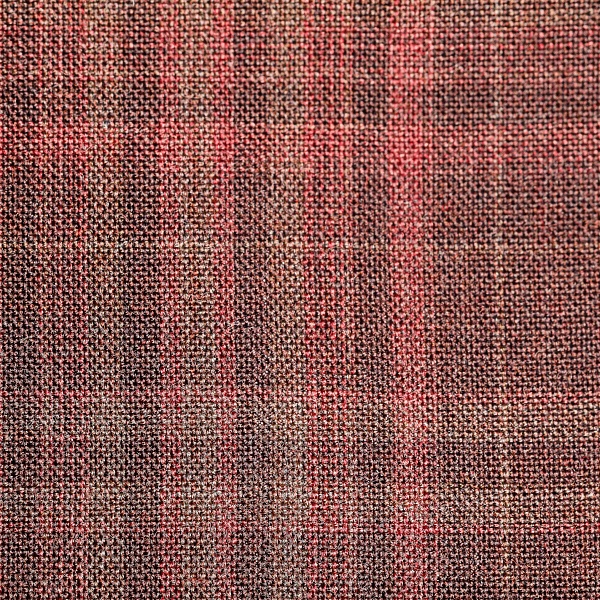 Шерсть костюмная, цвет - Бордовый