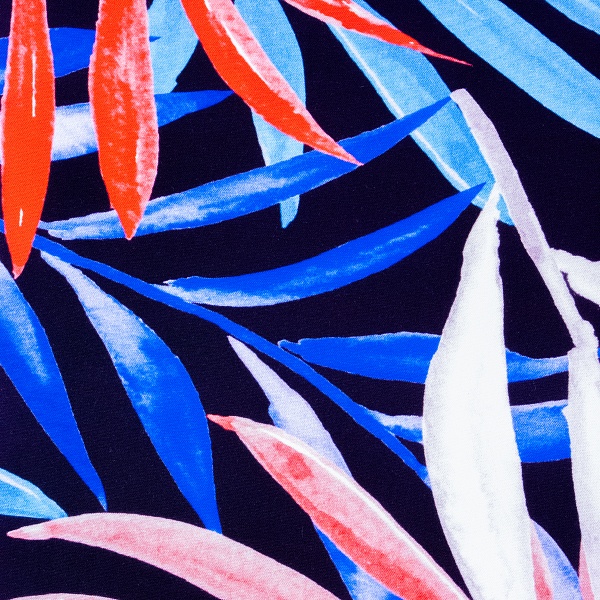 Штапель плательный, блузочный, цвет - Мультиколор