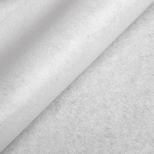 Неклеевой флизелин - стабилизатор для вышивки 
80 гр/кв.м, ширина 100 см, цвет - Белый
