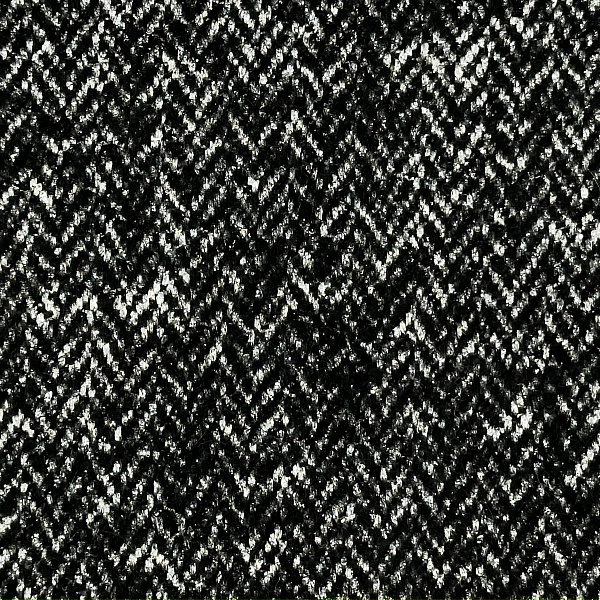 Твид костюмный, цвет - Чёрный