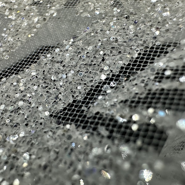 Сетка плательная, цвет - Белый