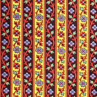 Плейн плательный, цвет - Многоцветный