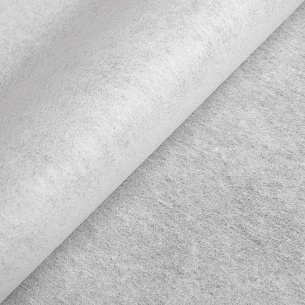 Неклеевой флизелин - стабилизатор для вышивки 
40 гр/кв.м, ширина 100 см, цвет - Белый