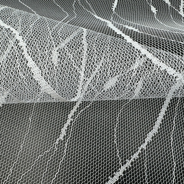 Кружево плательное, цвет - Натуральный белый