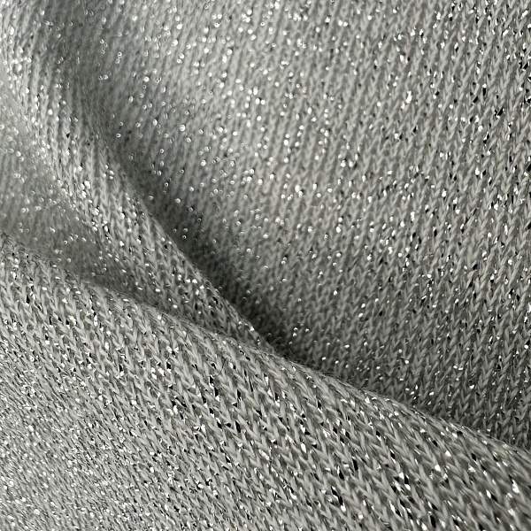 Полиэстер блузочный, цвет - Серебряный