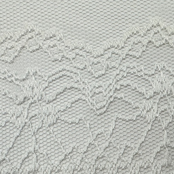 Кружево плательное, цвет - Белый