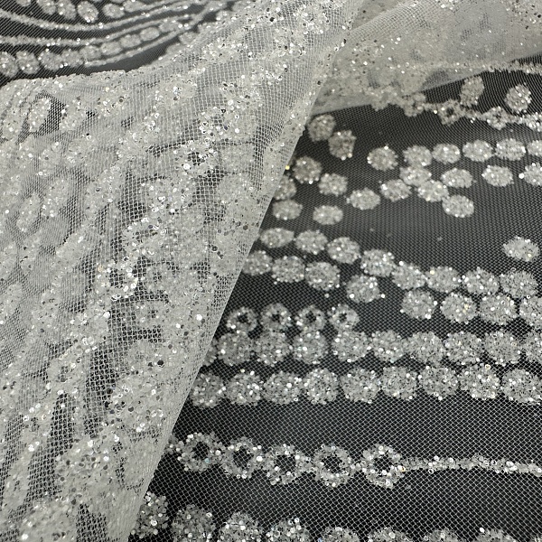 Сетка плательная, цвет - Белый