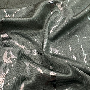 Полиэстер плательный, цвет - Зелёный