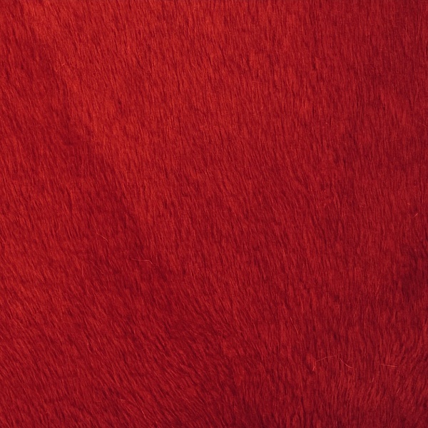 Экомех пальтовый, цвет - Красный