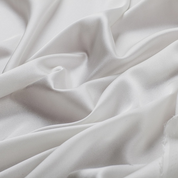 Шёлк плательный, цвет - Белый