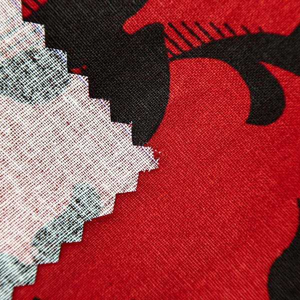 Перкаль плательный, цвет - Красный