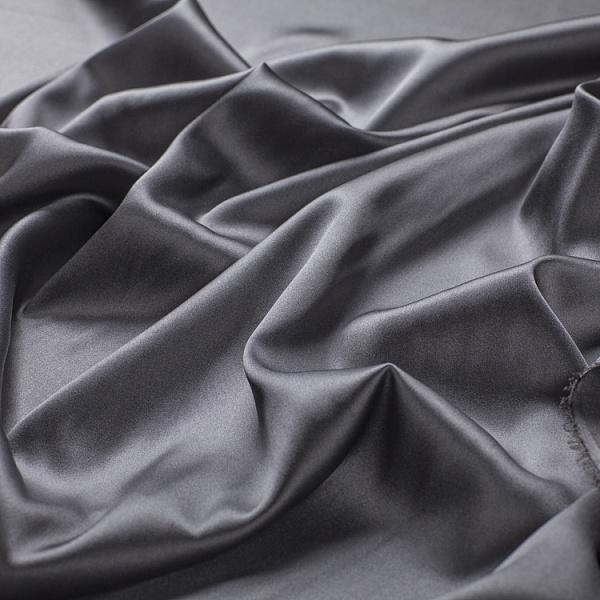 Шёлк плательный, цвет - Серый