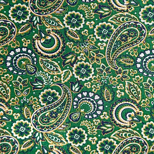 Ситец плательный, цвет - Зеленый