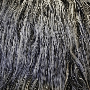 Искусственный мех на трикотажной основе, цвет - Мультиколор