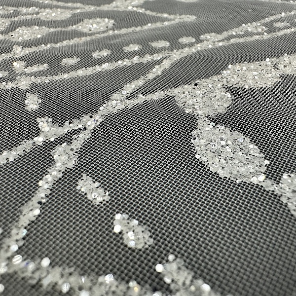 Сетка плательная, цвет - Белый