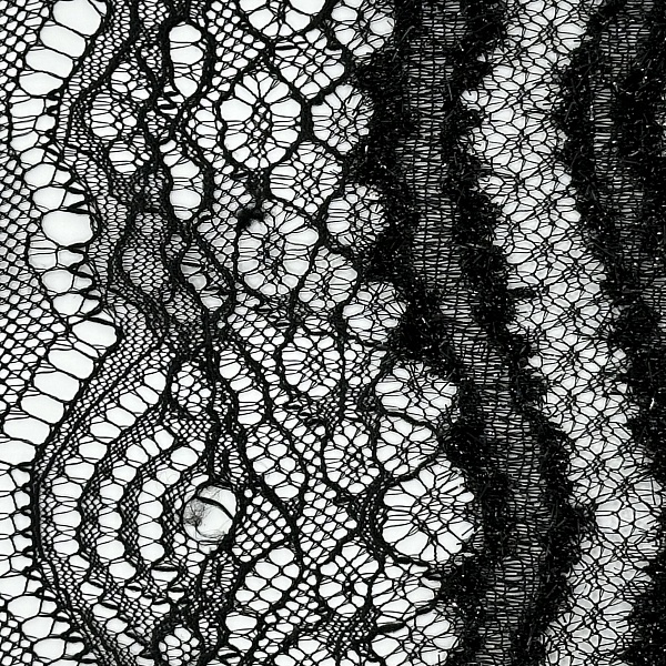 Кружево плательное, цвет - Чёрный