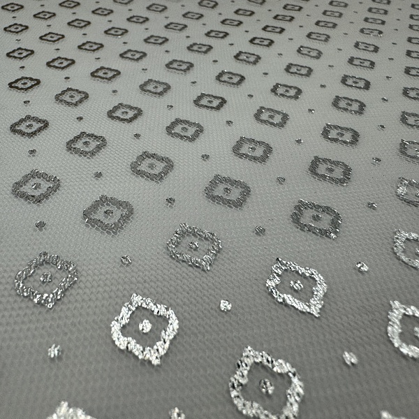 Полиэстер плательный, цвет - Белый