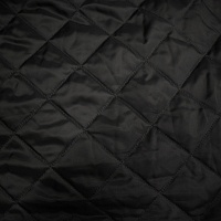 Курточная стёганая ткань, цвет - Чёрный