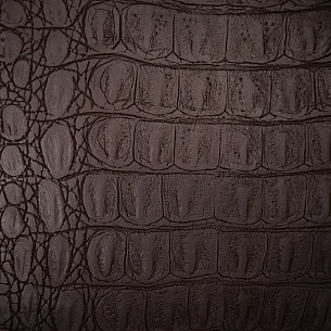 Искусственная кожа на трикотажной основе, цвет - Коричневый