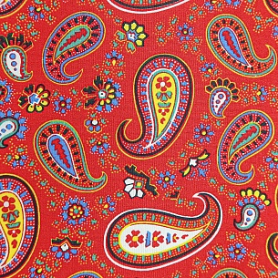 Перкаль плательный, цвет - Красный