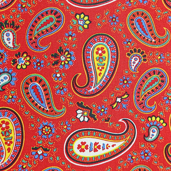 Перкаль плательный, цвет - Красный