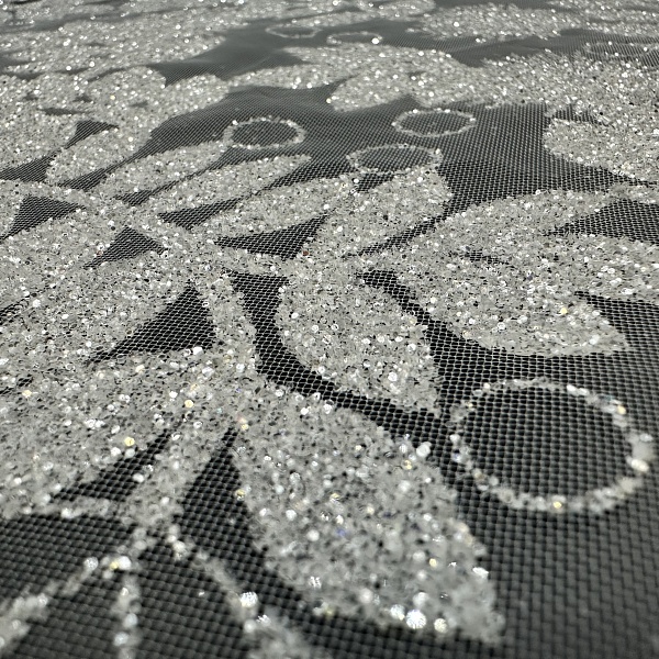 Сетка плательная, цвет - Белый