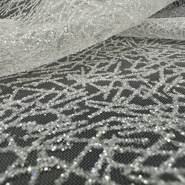 Сетка плательная, цвет - Белый