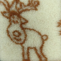 Искусственный мех одёжный, цвет - Мультиколор двухцветный