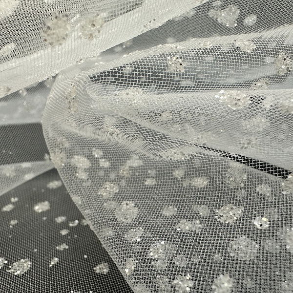 Сетка плательная, цвет - Белый