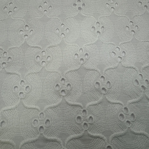 Хлопок плательный, цвет - Белый