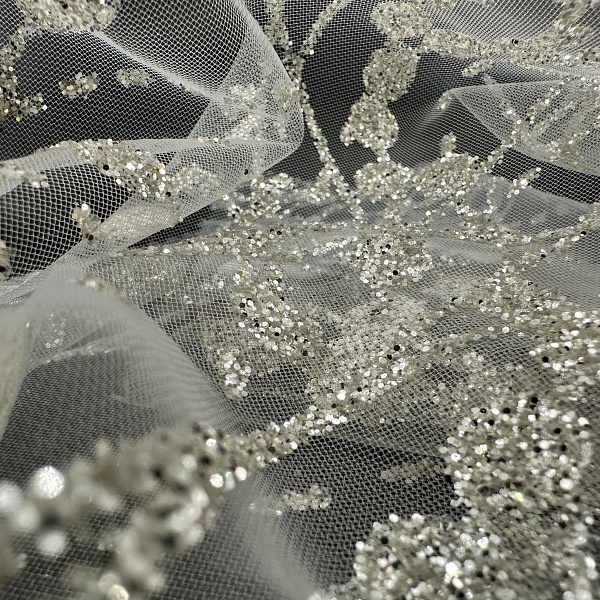 Сетка плательная, цвет - Белый