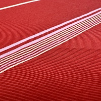 Вискоза костюмная, цвет - Красный