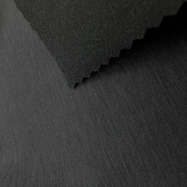 Полиэстер костюмный, цвет - Чёрный