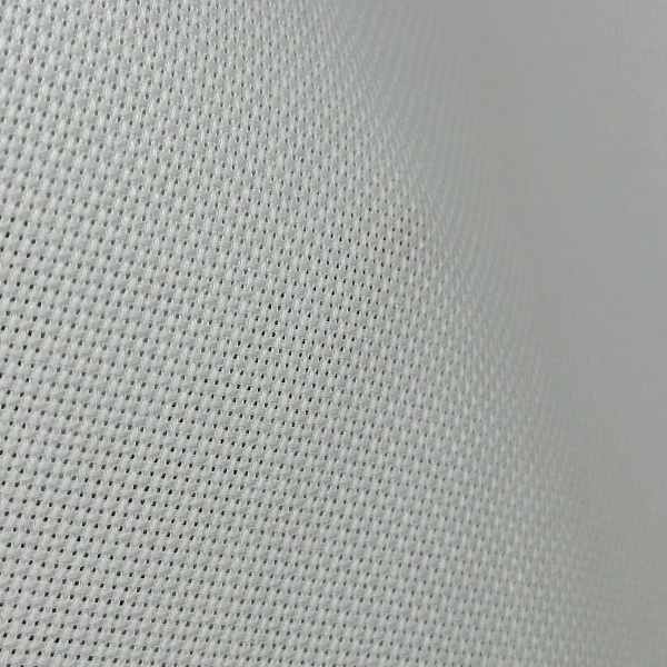 Полиэфир костюмный, цвет - Белый