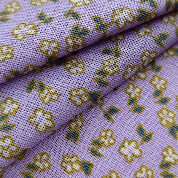 Ситец плательный, цвет - Фиолетовый