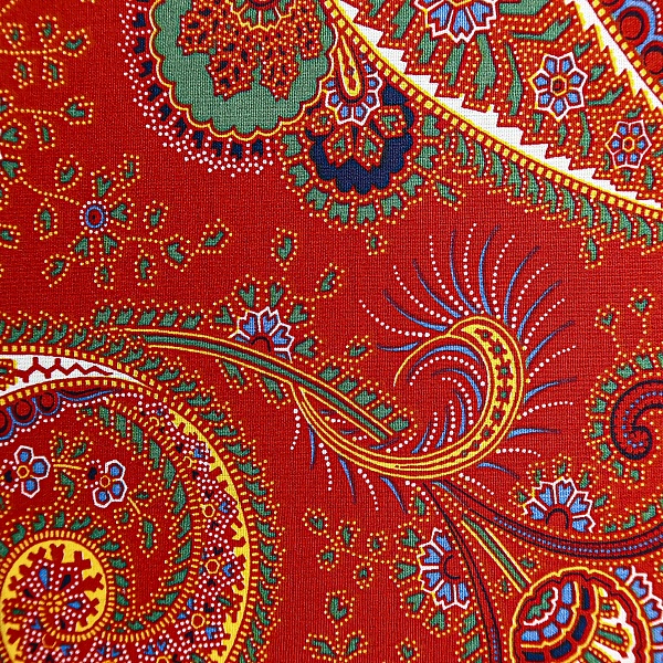 Перкаль плательный, цвет - Красный