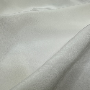 Натуральный шёлк, крепдешин плательно-блузочный, цвет - 
 Молочный