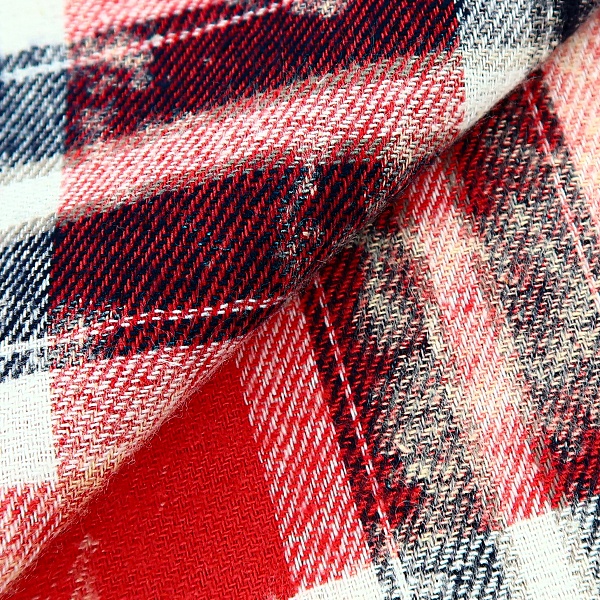 Рубашечный хлопок с эффектом варки, цвет - Мультиколор