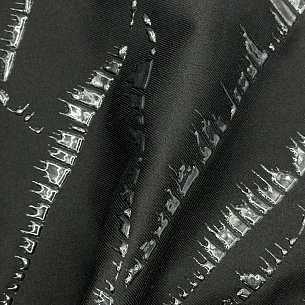 Хлопок костюмный, цвет - Чёрный