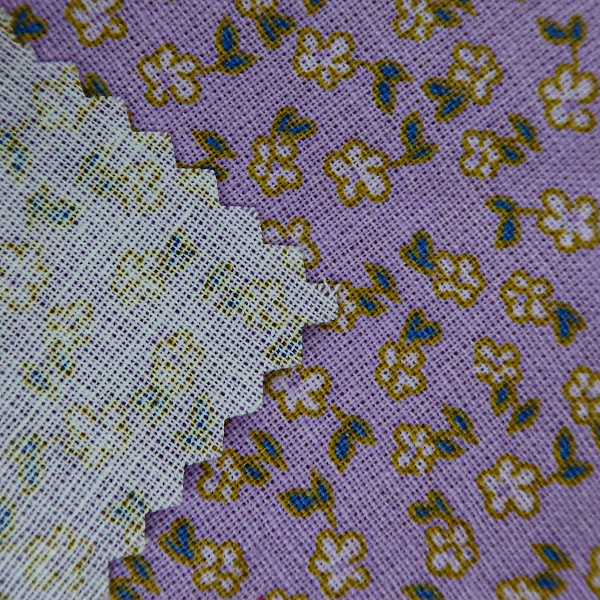 Ситец плательный, цвет - Фиолетовый