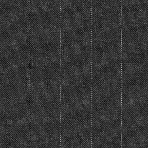 Ткань костюмная, цвет - Серый в полоску